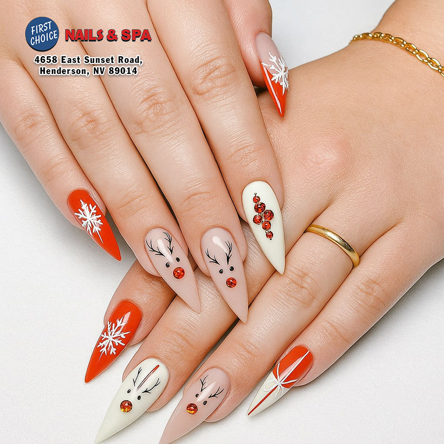 Winter Nails at First Choice Nail & Spa